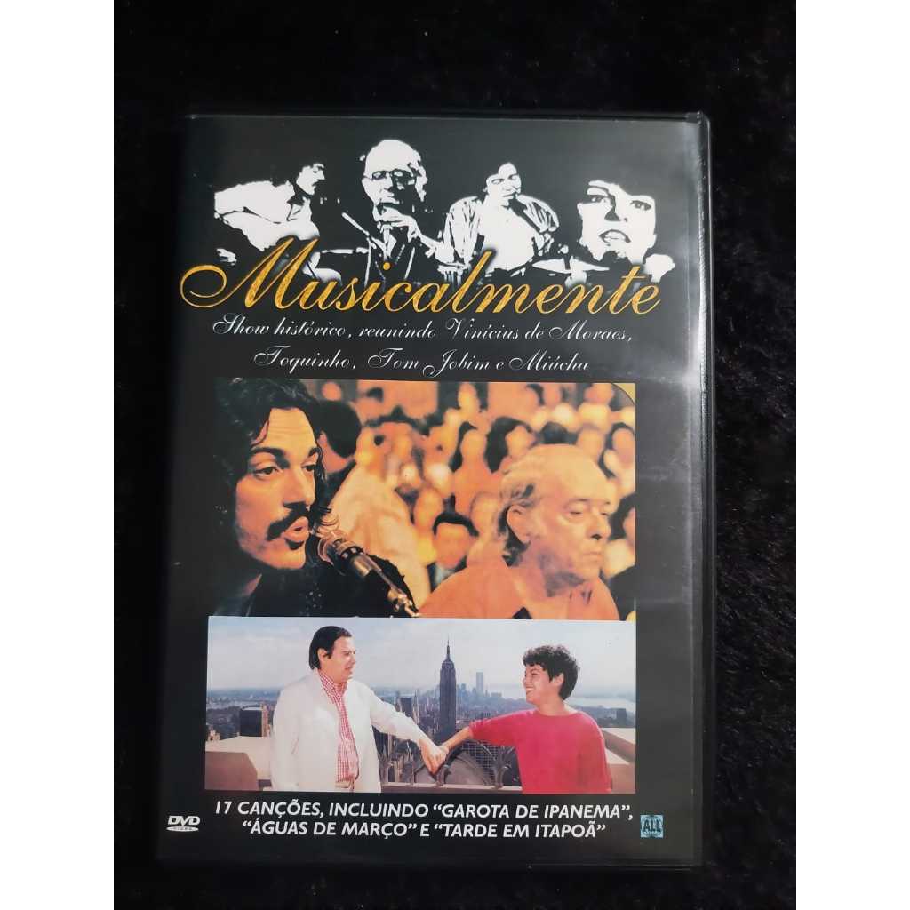 DVD Musicalmente DVDs Usados Desapego de DVDs VINICIUS - TOQUINHO - JOBIM - MIUCHA