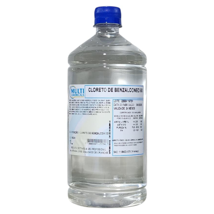 Cloreto de Benzalcônio 50% - 1kg -  Multichemicals