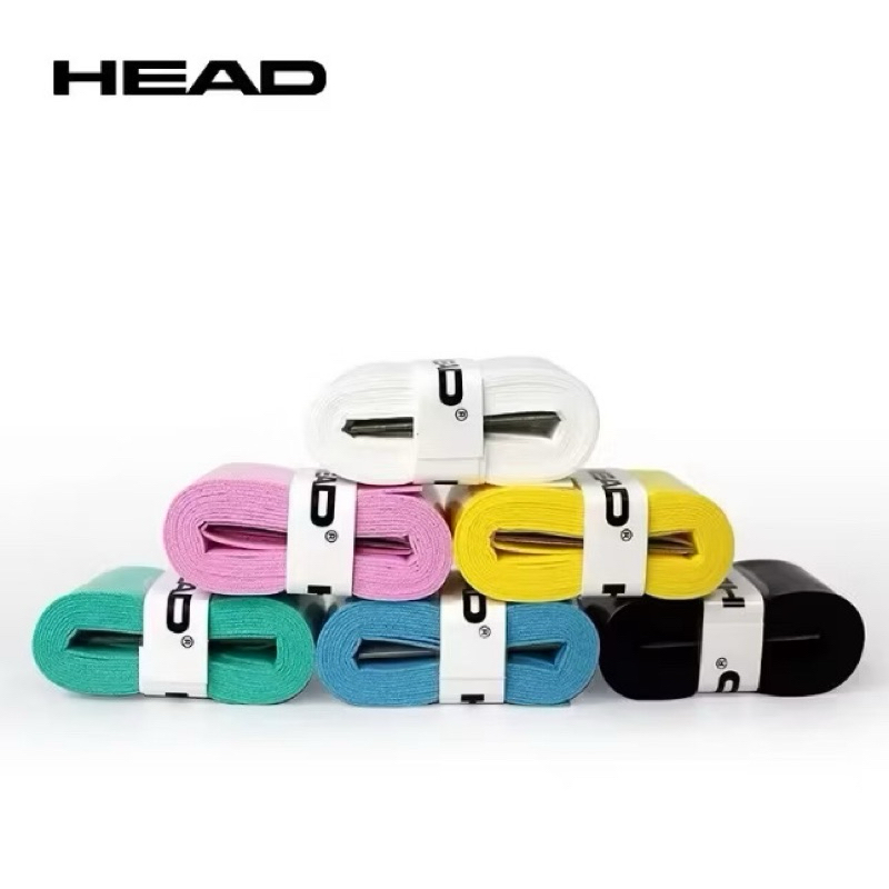 Kit 12 Unit Overgrip Head Raquete Tenis Beach Tennis Padel pickleball Cor Colorido Grip Liso sem furação Envio Imediato