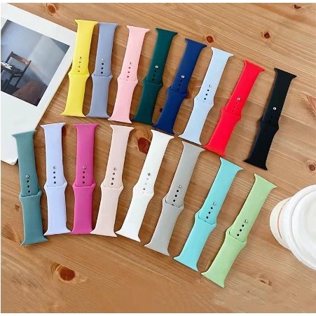 Pulseira de silicone para Apple Watch Smartwatch 38mm 40mm 41mm 42mm 44mm 45mm 49mm en promoção