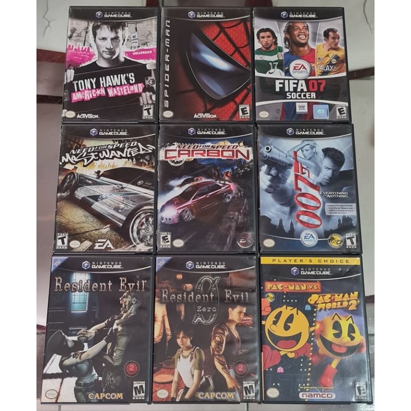 GC Jogos Originais P/ Nintendo Game Cube Mario Zelda Donkey Kong Resident Evil Need For Speed