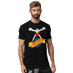 Camiseta UFC Venum By Ulti-Man MMA Raiz 100% Algodão Preto