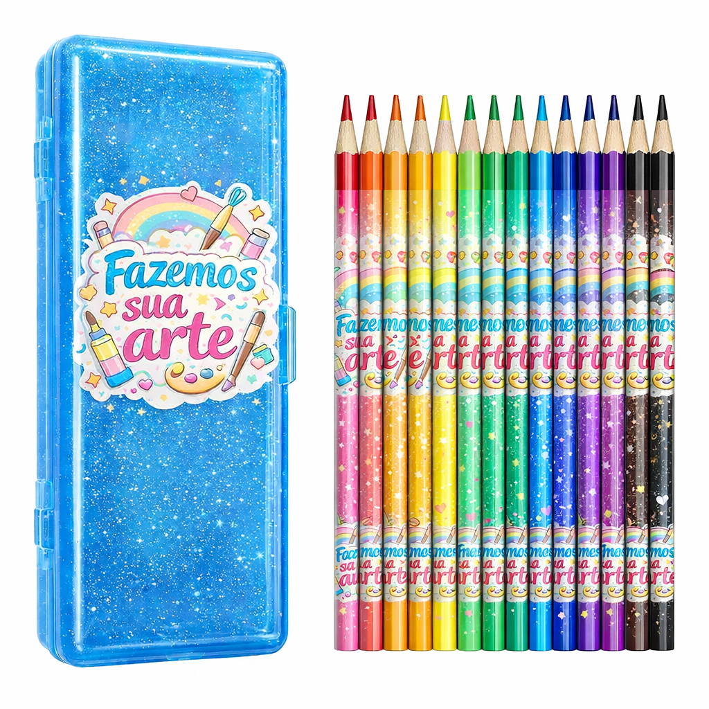 Lapis de colorir personalizado, Seu tem aqui, Criamos eu tema, Lapis de cor personalizado