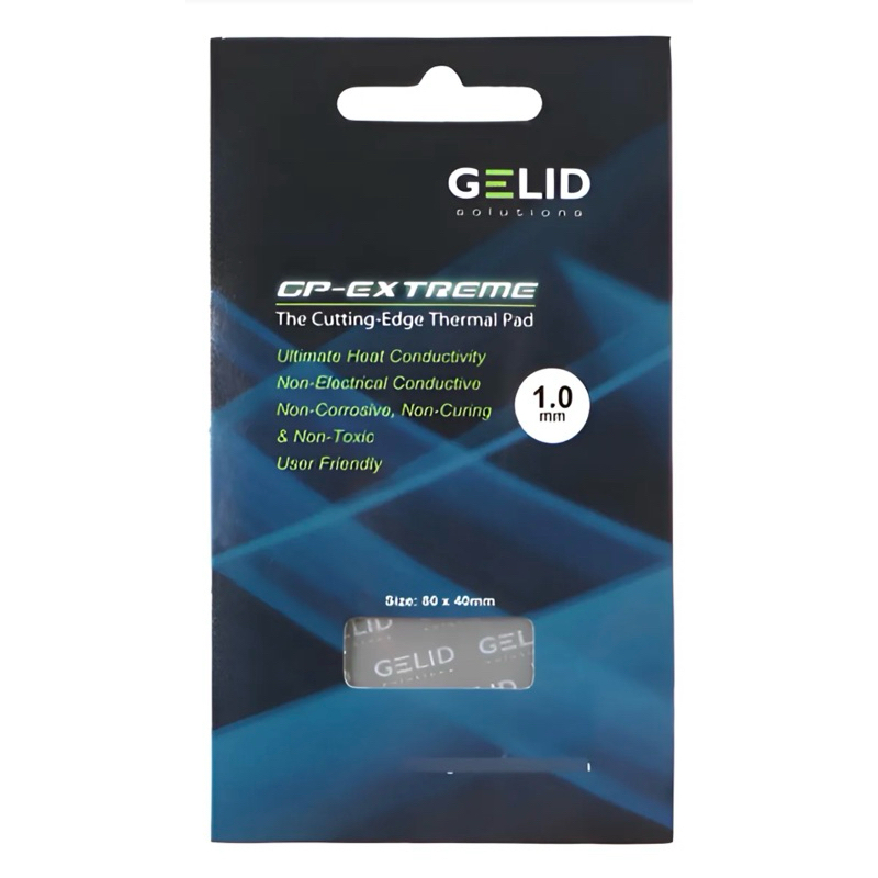 Thermal Pad Gelid Gp-Extreme 80mm X 40mm 1.0mm - 12W/mk, Ps3, Ps4, Notebooks e  Placas de video