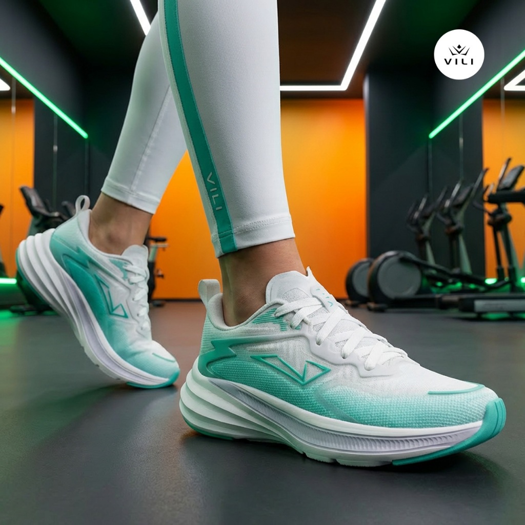 Tênis Feminino Vili Ace Corrida Caminhada Academia Leve 180gr Branco em Oferta na Shopee