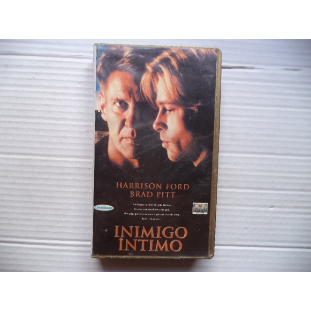 Fita Vhs Inimigo Intimo Original Legendado Harrison Ford Brad Pitt ação