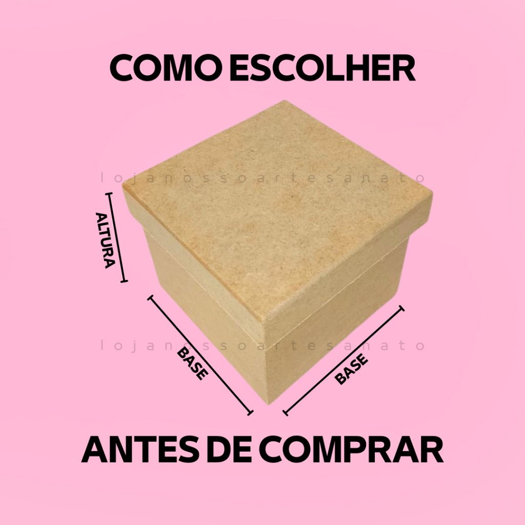 Caixa MDF Artesanato Lembrancinha Presente Embalagem