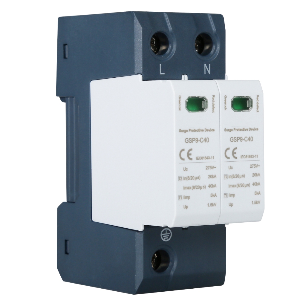 GEYA Protetor contra surtos de energia para uso doméstico 275 V para-raios GSP9-C40 40KA