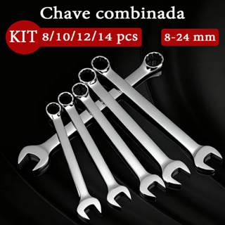 Chave combinada Aço Especial Cromada Profissional combinação resistente à corrosão alta qualidade em Oferta na Shopee