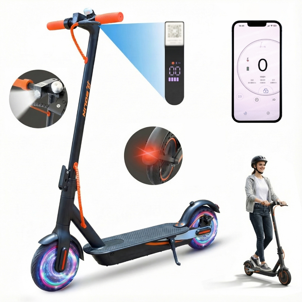 Bolin Patinete Eletrico Adulto Scooter Elétrica 350w 32km/h Bolin Patinete Adulto Potente Motor 500w Veloz Até 32km/h
