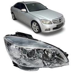 Farol Dianteiro Mercedes C180 C200 C280 2007 2009 2010 2011 Lado Direito Passageiro A2048208461