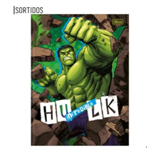 CADERNO CD BROCHURA 80FLS AVENGERS ASB CADERNO CD BROCHURA UNIV 80FLS HULK DIVS em Oferta na Shopee