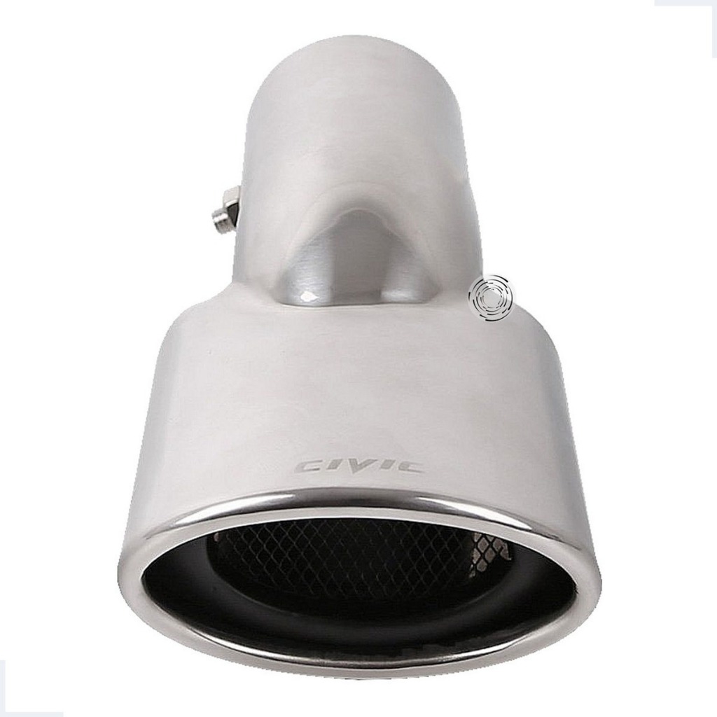 Acessorios Ponteira Inox Civic G10 2017 2018 2020 Geração 10 Cinza