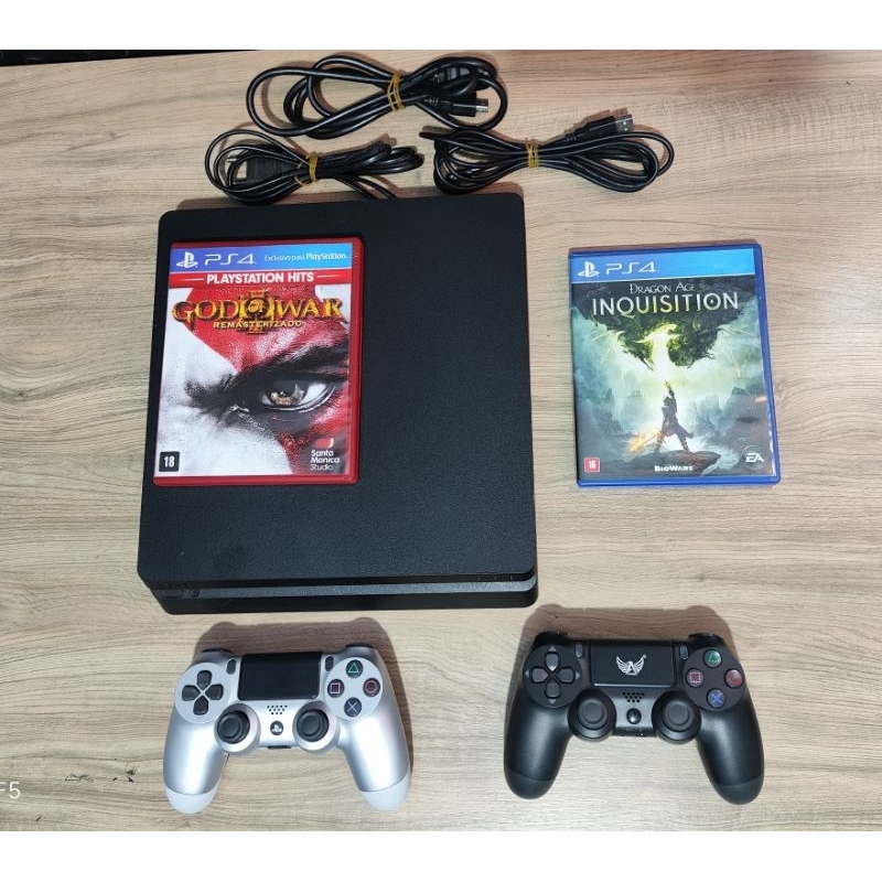 PlayStation 4 slim 2 controle 500gb