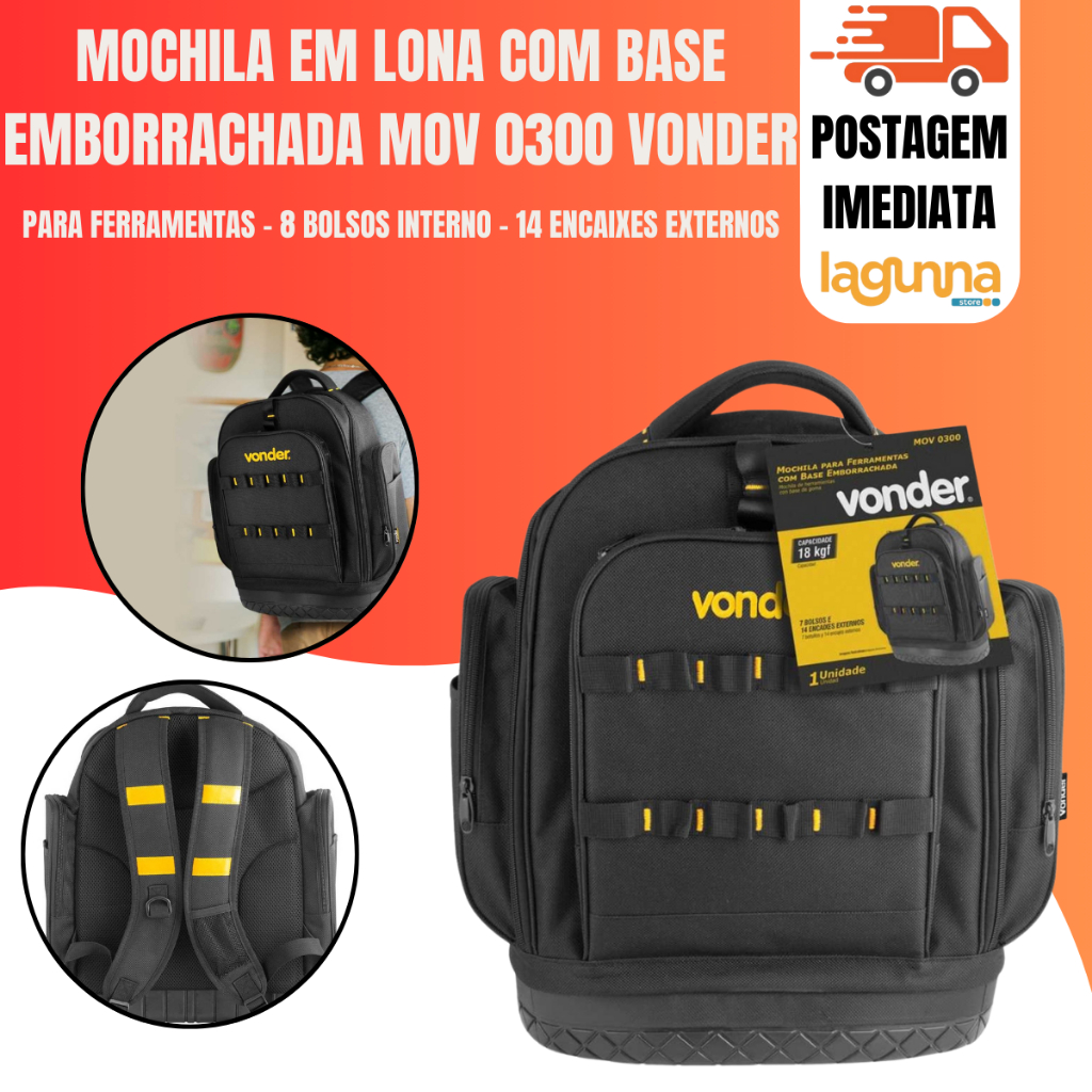 Mochila para Ferramentas Vonder - Comprar com Melhor Preço em Anéis