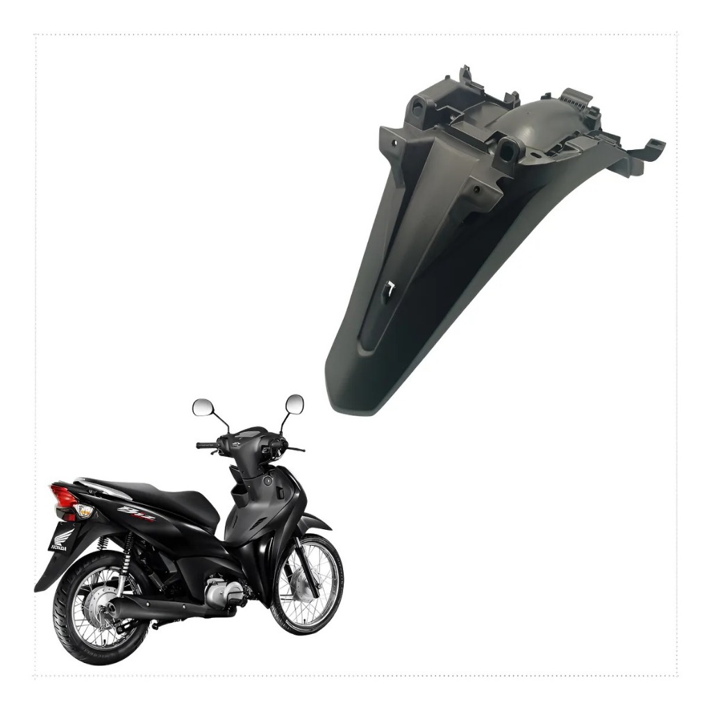 Paralama Traseiro Honda Biz 125 EX ES 2025 e 2026 Original