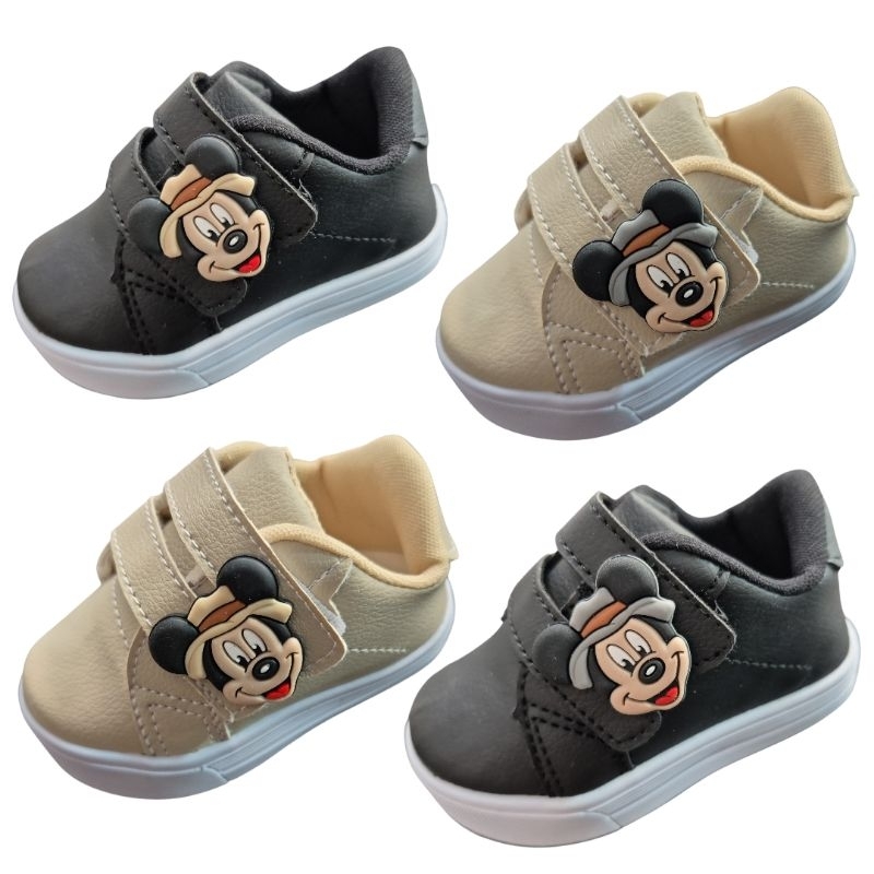 Tênis infantil enfeite emborrachado Mickey Safari em Oferta na Shopee