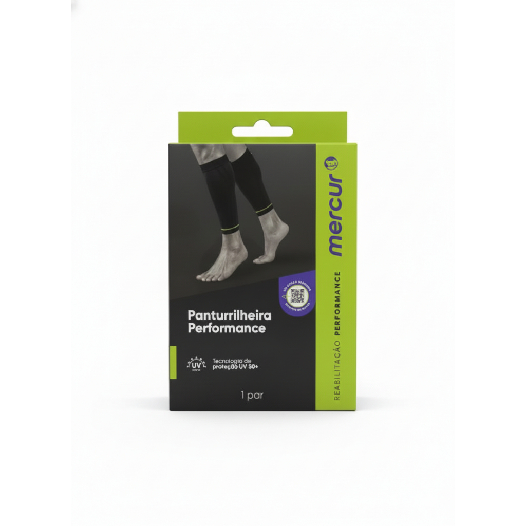 Panturrilheira Performance | Mercur | Compressão Esporte | Proteção e Recuperação Rápida!