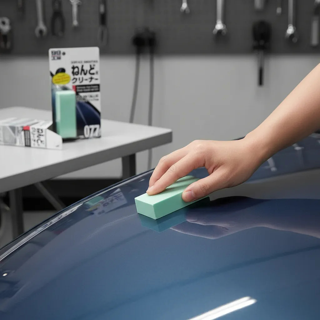 Clay Bar Soft99 150g Para Descontaminação De Pintura Escura — imagem 2 de 2