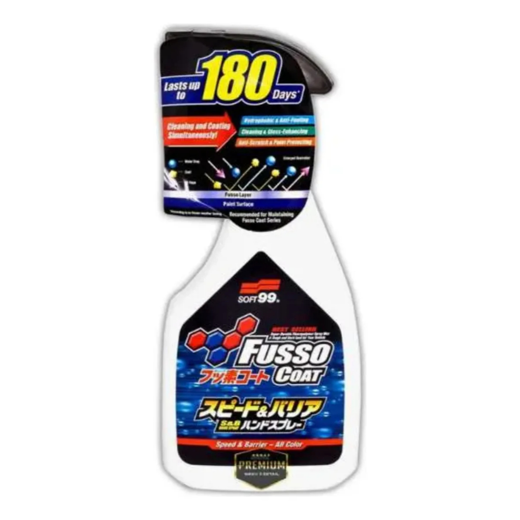 Fusso Speed Barrier Selante P/ Manutenção Fusso Coat Speed Barrier Spray Soft99