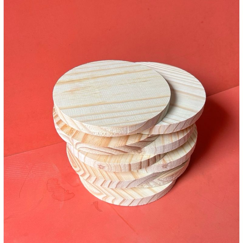 Kits Tabuas 18 cm Redonda De Madeira Pinus Petisqueira em Oferta na Shopee