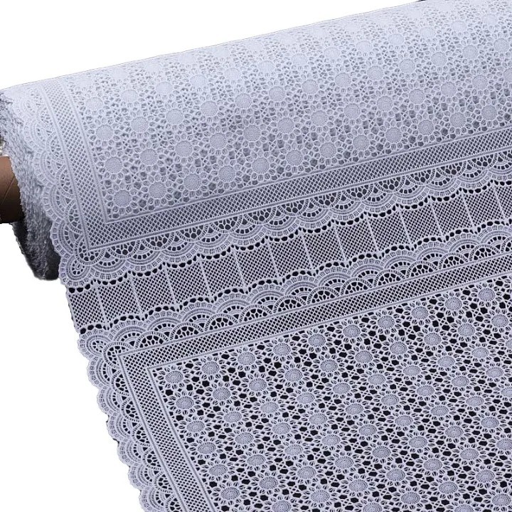 Kit Com 3 Toalhas de Geladeira PVC Renda Centro Bandeja Lavável 53x35cm