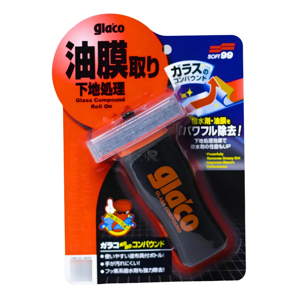 Soft99 Glaco Compound 100ml Limpador E Preparador De Parabrisas Incolor