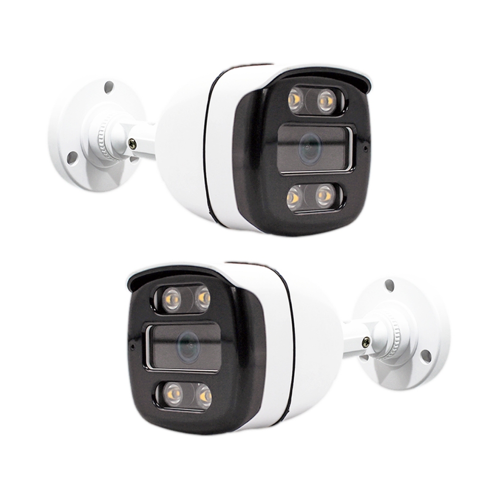 Kit 2 Câmeras De Segurança 1080p Visão Noturna Colorida Full HD Para Casa e Comércio em Oferta na Shopee