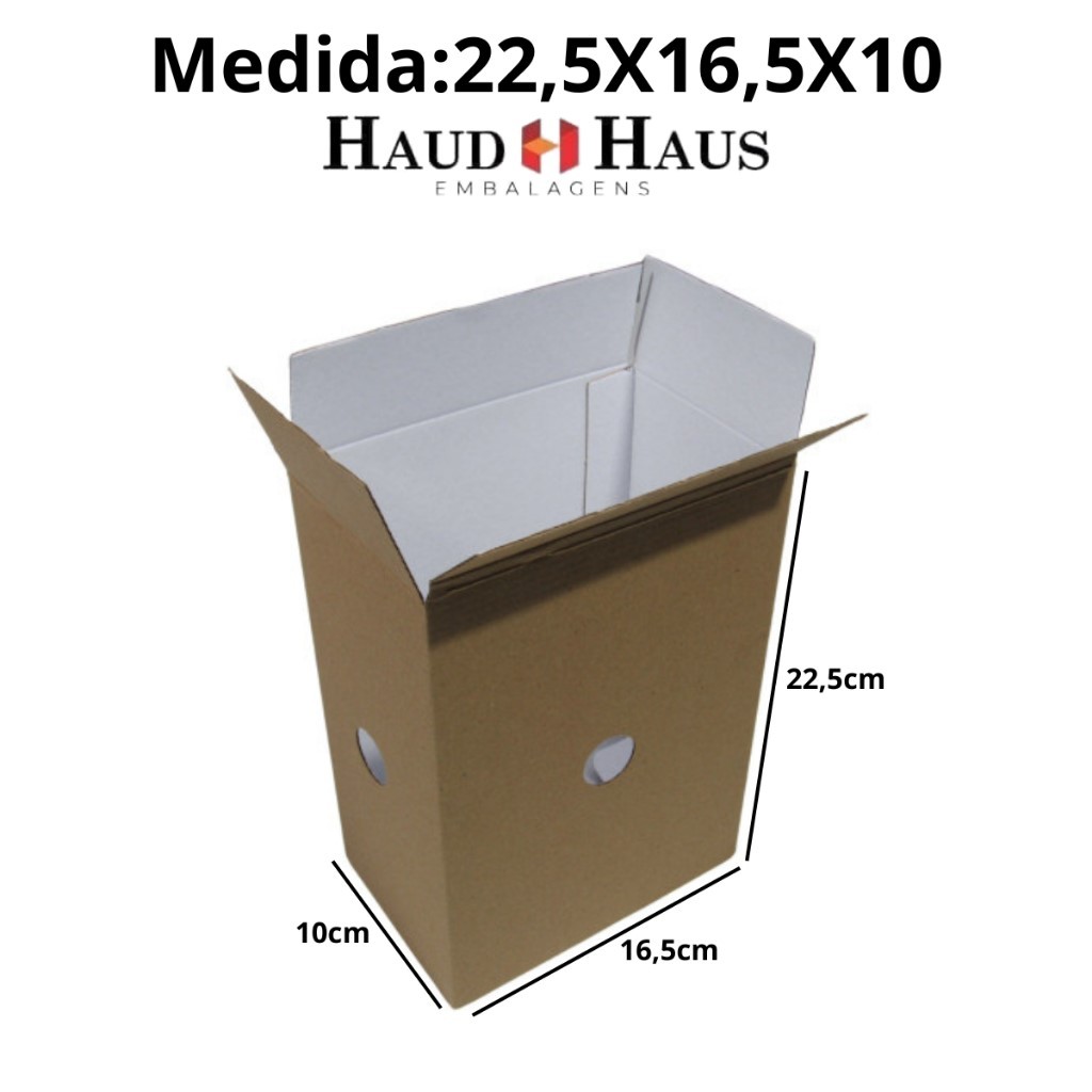 Kit 20 Caixa de Papelão para Sorvetes e Picolés - 22,5X16,5X10 Armazenamento Seguro em Oferta na Shopee