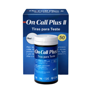 50 Tiras para Medir Glicose On Call Plus (1 caixa)- Teste de Glicemia Rápido e Preciso - Envio Hoje em Oferta na Shopee