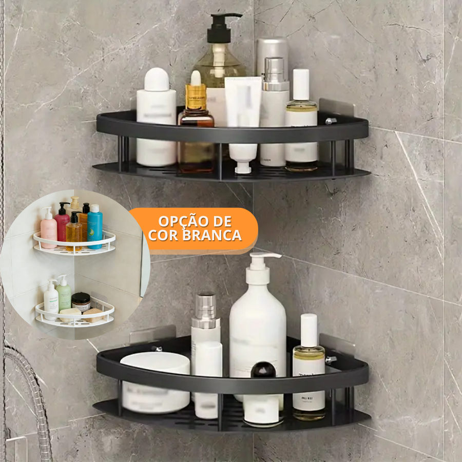1/2/3 Peca Prateleira Suporte Organizador De Parede Alta Resistência e Adesivo Para Shampoo Banheiro em Oferta na Shopee