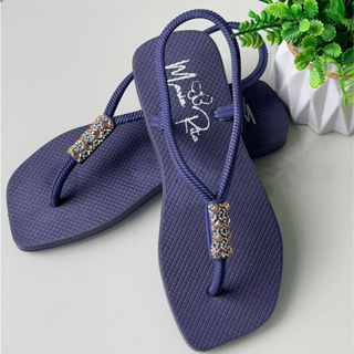 SANDÁLIA FEMININA ADULTA DE DEDO COM STRASS CALÇE FACIL CONFORTAVEL ENVIO IMEDIATO em Oferta na Shopee