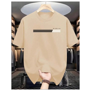 Camiseta camisa Masculina Paris 2 faixas preta 100% algodão manga curta, gola redonda Camiseta Paris em Oferta na Shopee