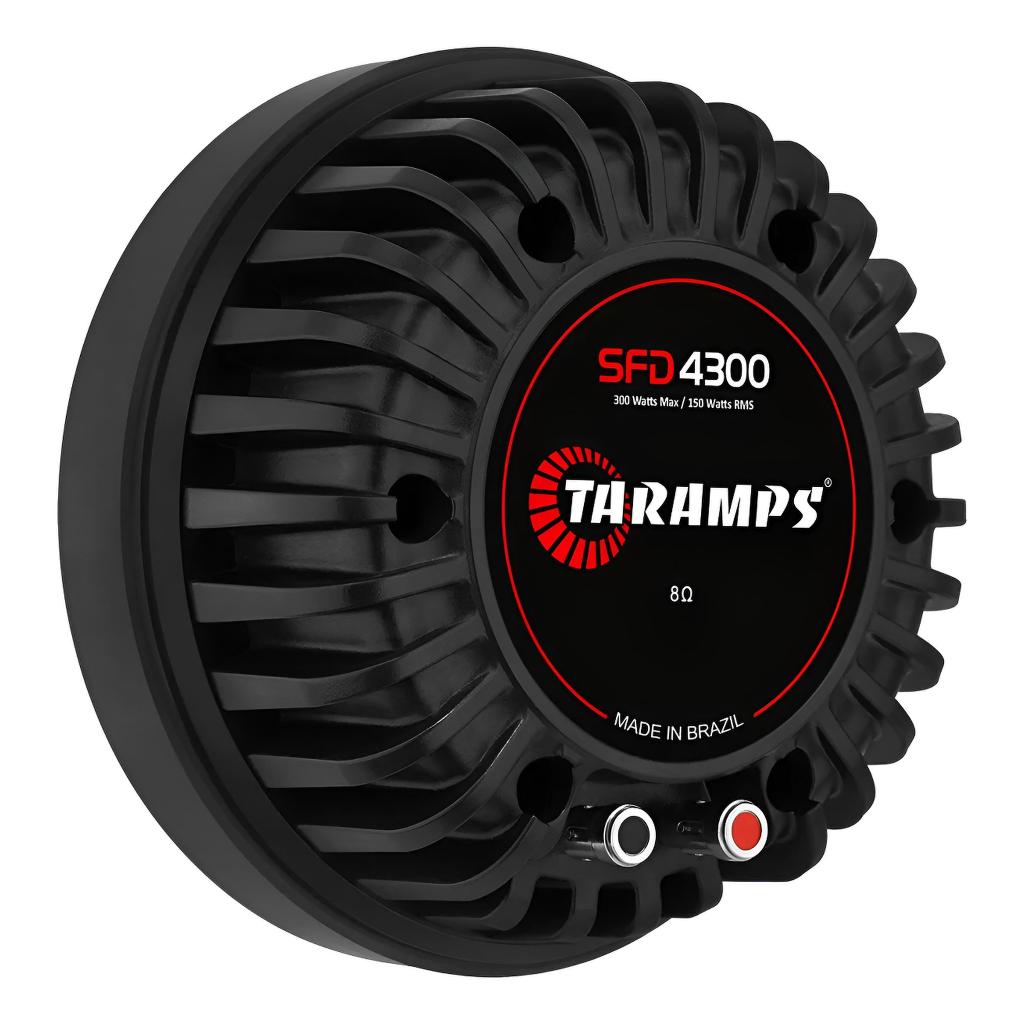 Driver Taramps Sfd 4300 Fenólico Corneta 150 Watts RMS 8 oh 300 w musical racha paredão paredinha reboque trio elétrico em Oferta na Shopee
