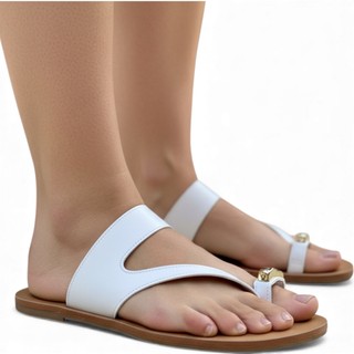 Rasteira Sua Cia 8395.16374 Chinelo Anel Dedo Ouro Feminina