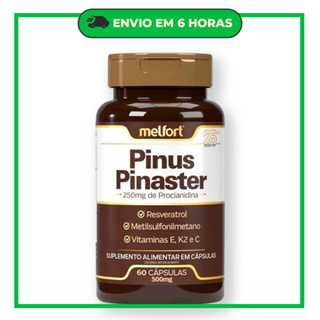 Pinus Pinaster - Resveratrol, Vitaminas E, K2 e C em Oferta na Shopee