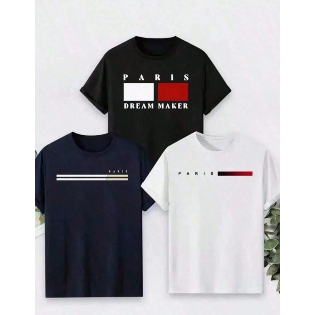 Kit 3 Camisetas Meninos Estampas Modinha Algodão Baratinhas Manga Curta Adolescentes Infantil