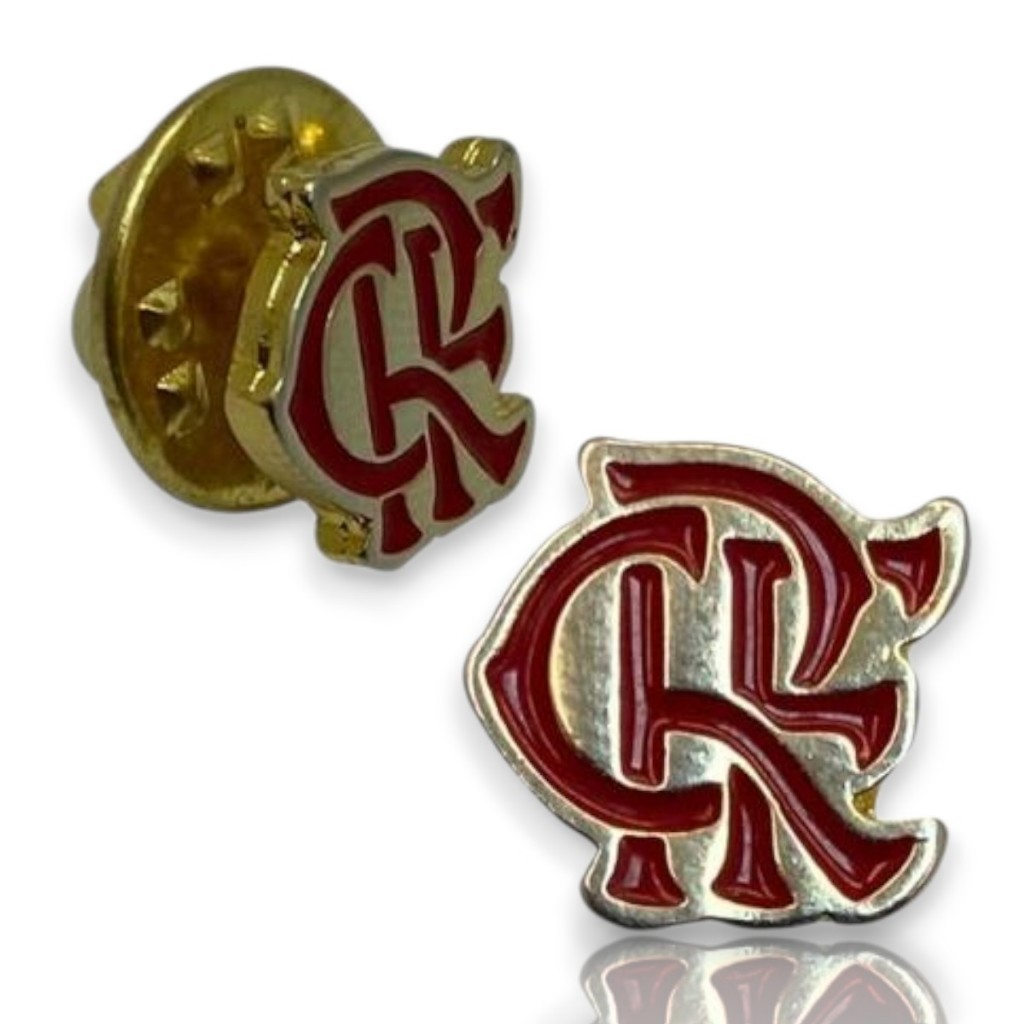 BOTON CRF ORIGINAL FLAMENGO em Oferta na Shopee