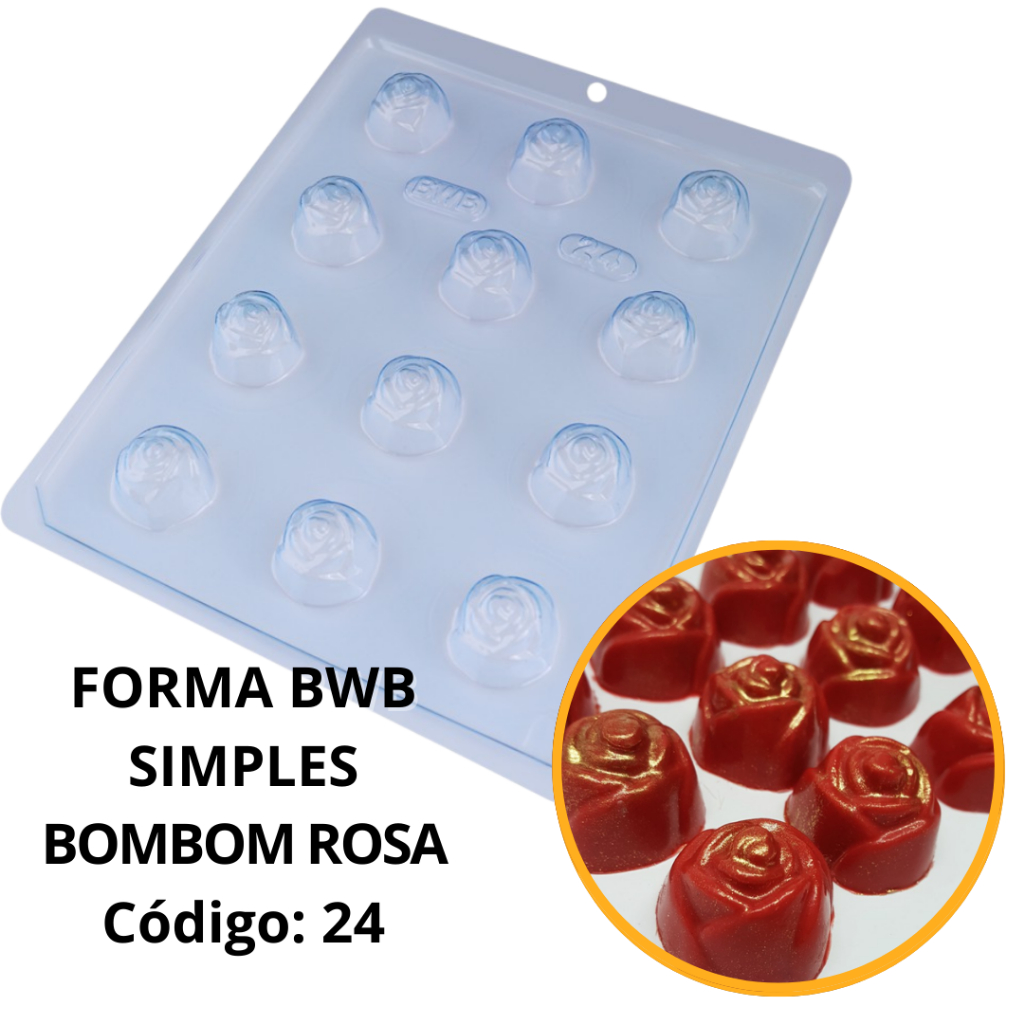 1~10 FORMA SIMPLES BOMBOM ROSA CÓD.: 24. (ESPECIAL DIA DAS MÃES E NAMORADOS). PRESENTE CHOCOLATE E CONFEITARIA. (CHOCO) em Oferta na Shopee