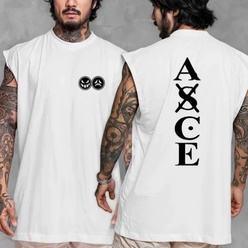 Camiseta Regata Oversized Estilosa Machão Street Academia Confortavel P ao GG