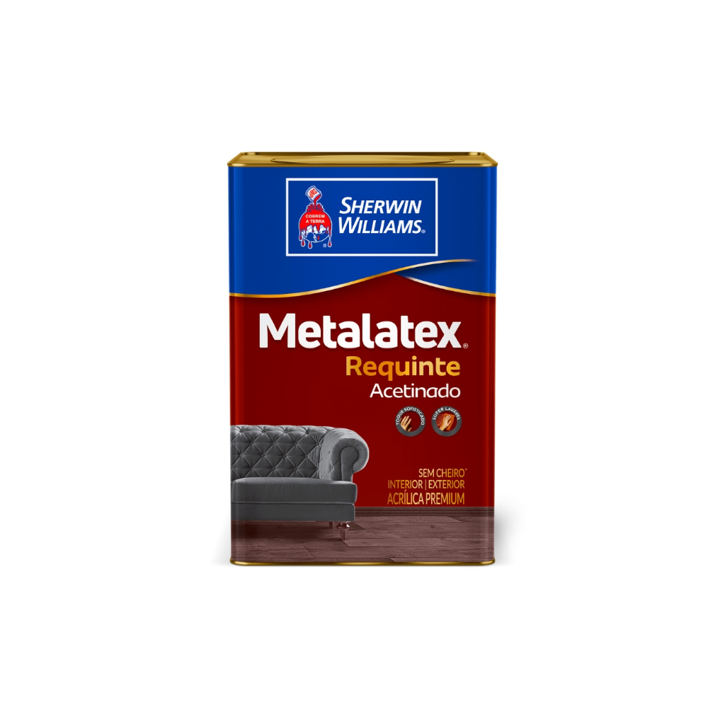 Tinta Metalatex Sherwin Williams 18l Lavável Semi-brilho em Oferta na Shopee