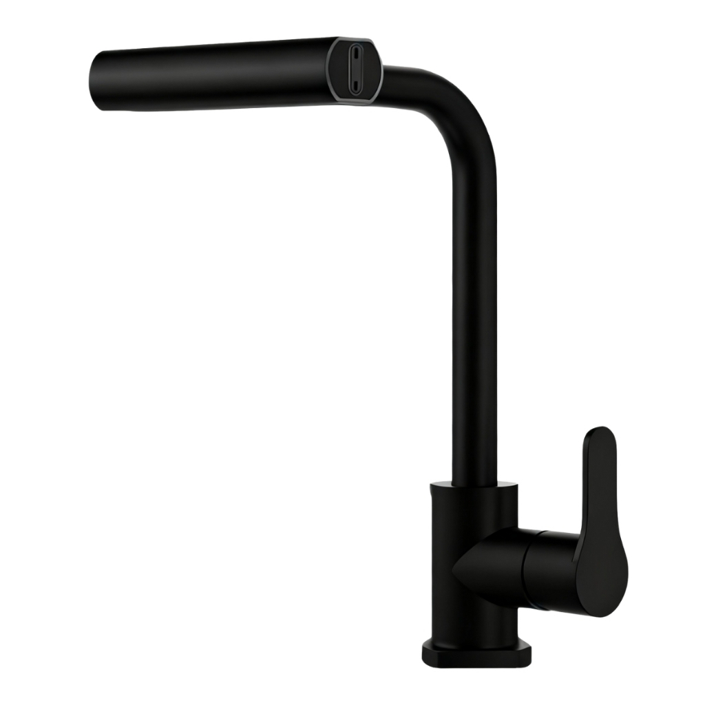 Torneira Cascata 4 Em 1 De Cozinha 4 Jatos Rotação 360 Preto Monocomando em Oferta na Shopee