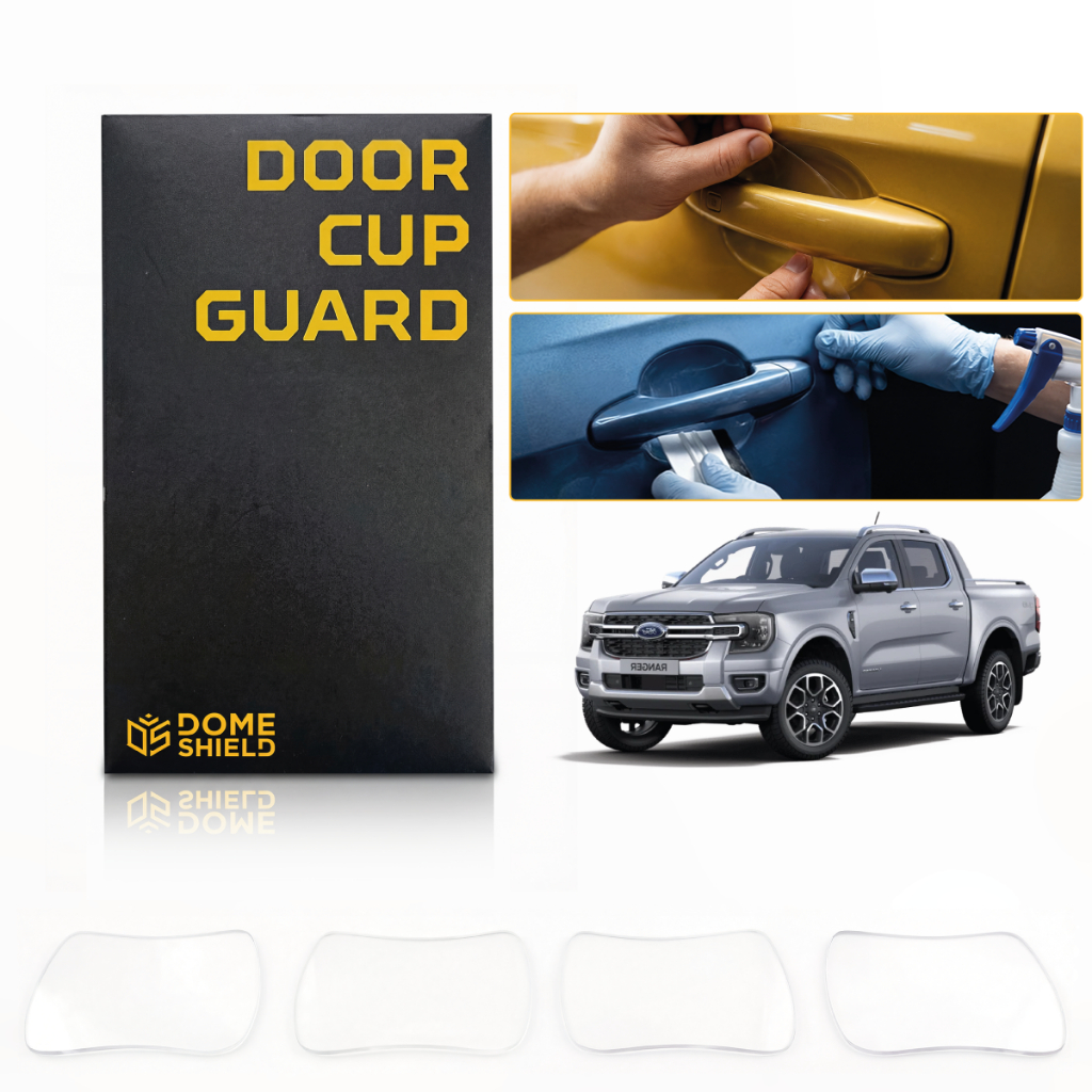 Ford Ranger - Adesivo Película PPF Porta Copa Maçaneta Protetor Premium Transparente Carro