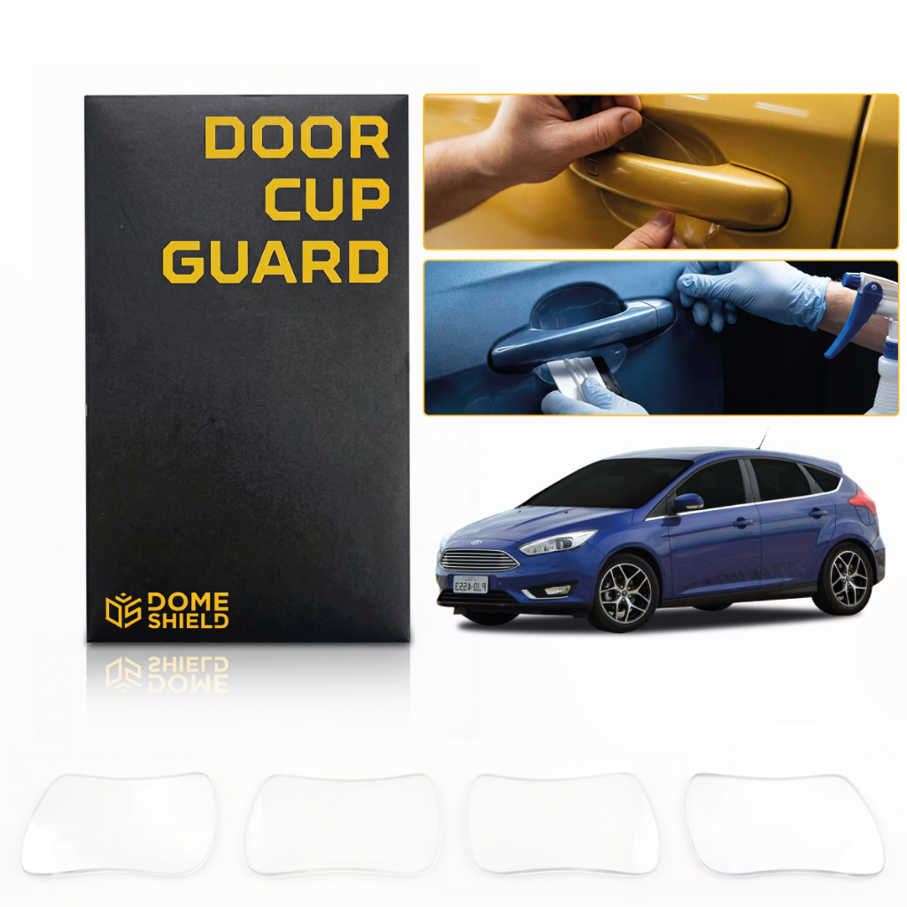 Ford Focus - Adesivo Película PPF Porta Copa Maçaneta Protetor Premium Transparente Carro