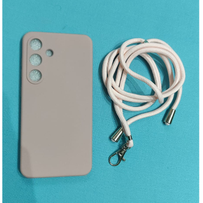 Case Capinha Capa Emborrachada Veludo Para Samsung S24 Plus+alça avulso
