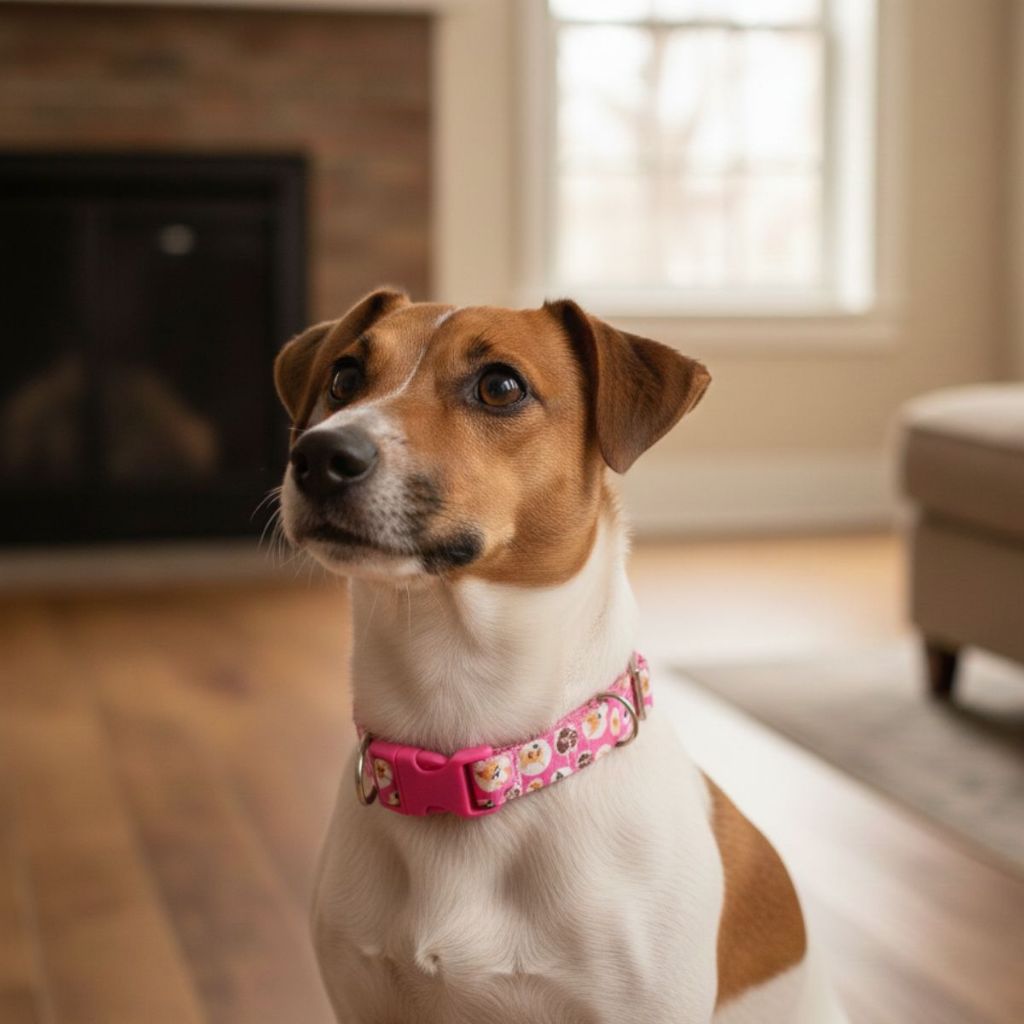 Coleira para Cachorro Regulável Cores Variadas