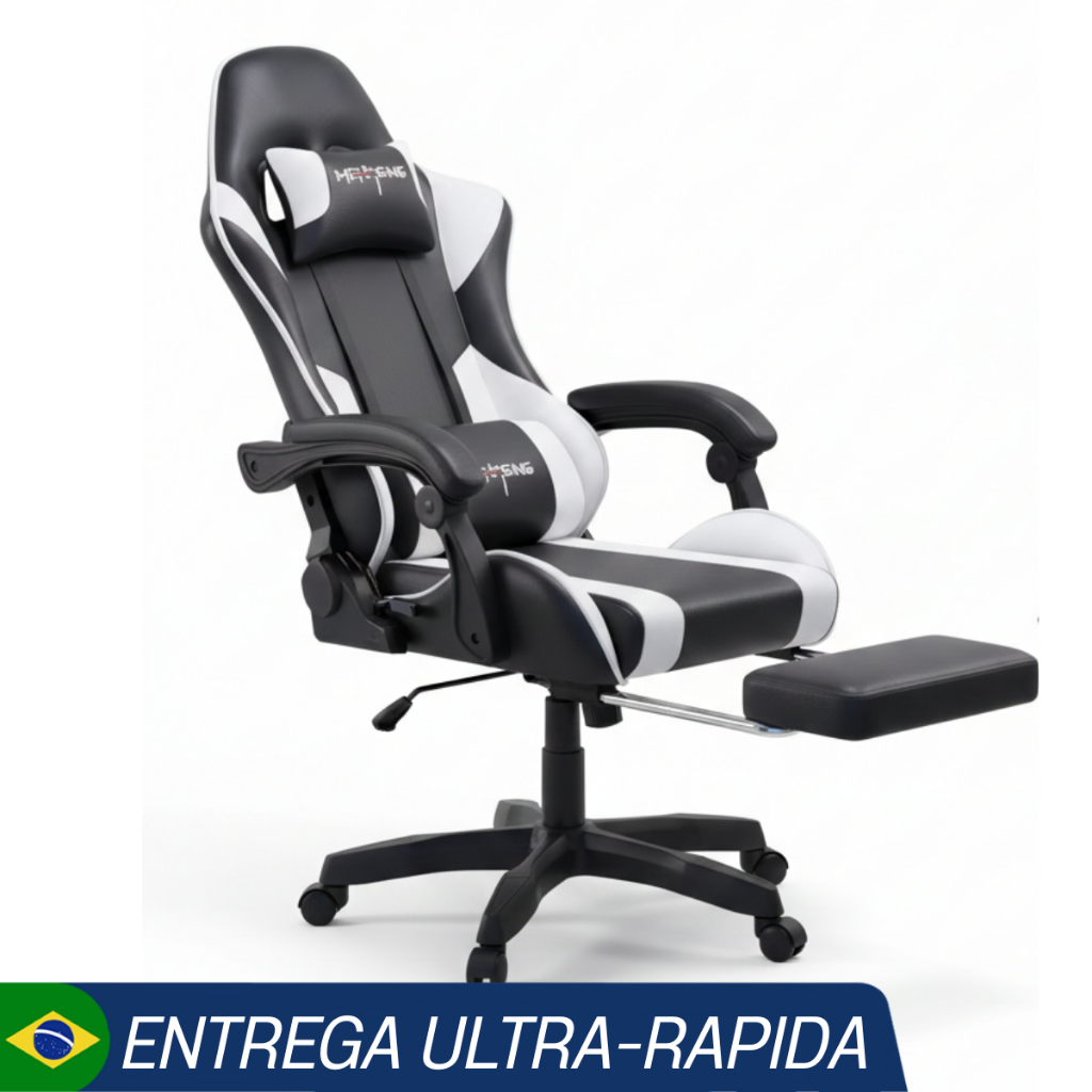 Cadeira Giratória Ergonômica de Design Moderno para Escritório e Casa, Cadeira de Jogos