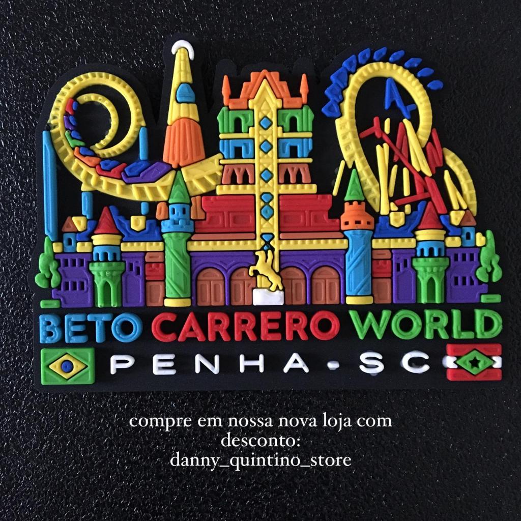 Ímã Beto Carrero Castelo - Ímã de Geladeira Emborrachado