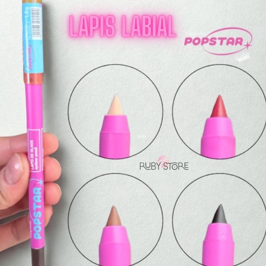 Lápis De Olhos Hot Blink Popstar Hbe2402-1 Ruby Rose em Oferta na Shopee