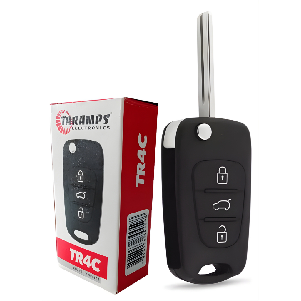 Chave Canivete Taramps Tr4c Controle Para Alarme Lamina